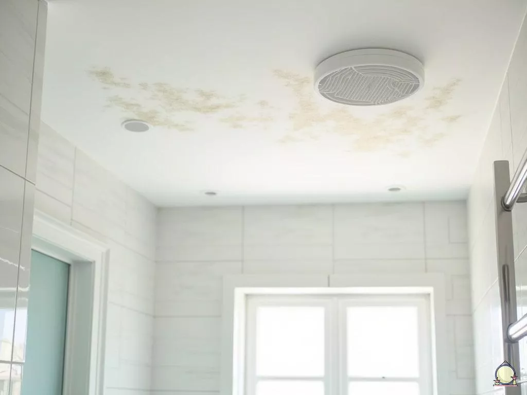 Moisissure au plafond de la salle de bain : causes et solutions