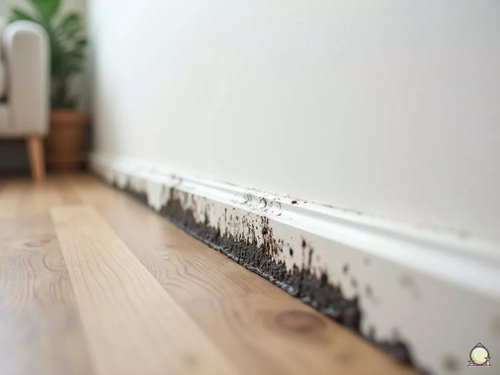 Moisissures sur les plinthes : causes, solutions et prévention