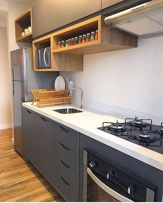 Petite cuisine moderne pour un appartement