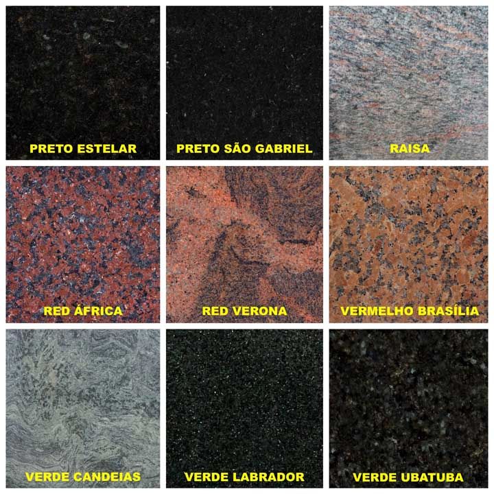 Types de granit noir
