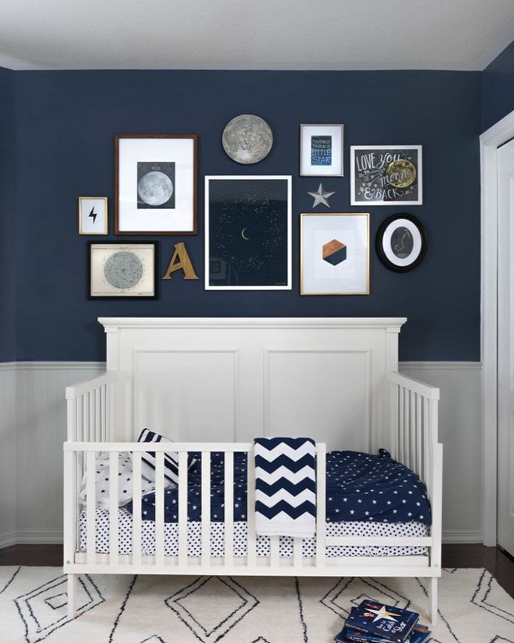 Déco enfant bleu marine