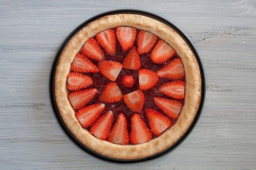 Recette de tarte aux fraises