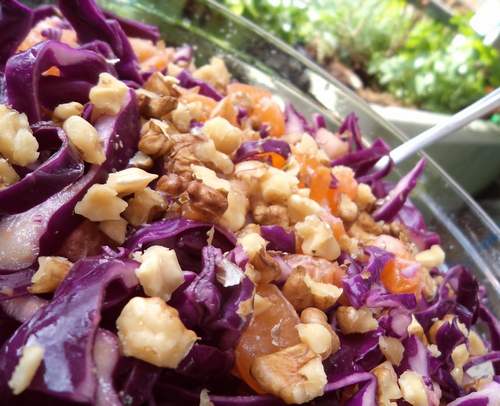 1 salade de chou violet