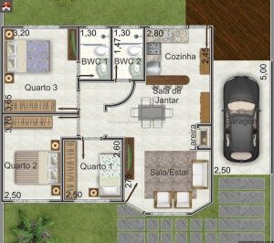 Plans de maisons modernes avec des postes vacants