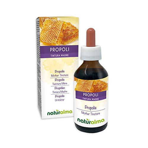 Propolis (Propolis) Résine Teinture Mère Sans Alcool NATURALMA | Extrait Liquide Gouttes 100 ml | Complément Alimentaire