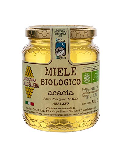 Miel d'acacia biologique - Italien non pasteurisé | Apiculture Colle Salera ... (1kg)