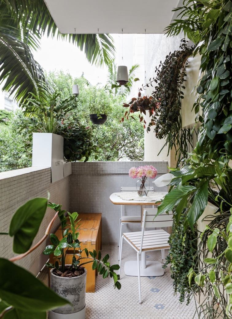 Que diriez-vous d'aménager un coin de verdure sur le balcon ?