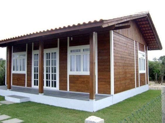 maison en bois simple