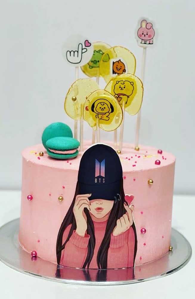 Gâteau BTS à la mémoire des fans