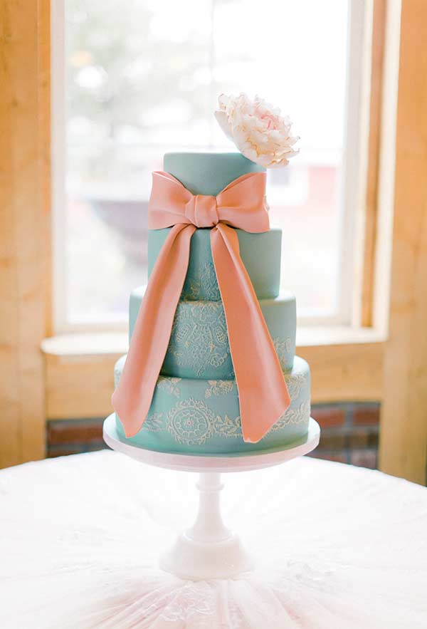 Cake saumon et bleu Tiffany