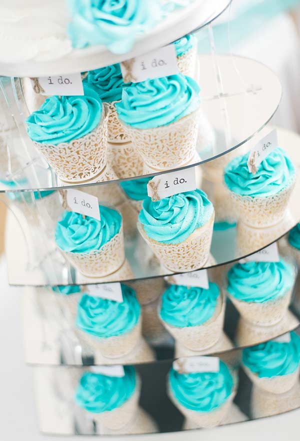 Cupcakes super colorés avec Tiffany Blue