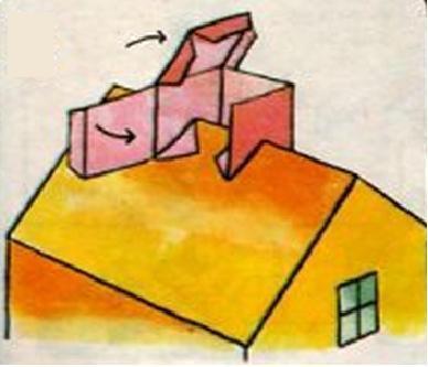 Comment faire une maison en papier - Étape 4